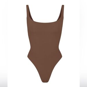 NWT Skims Fits Everybody High Cut Body Suit Sz 3X Color Cocoa